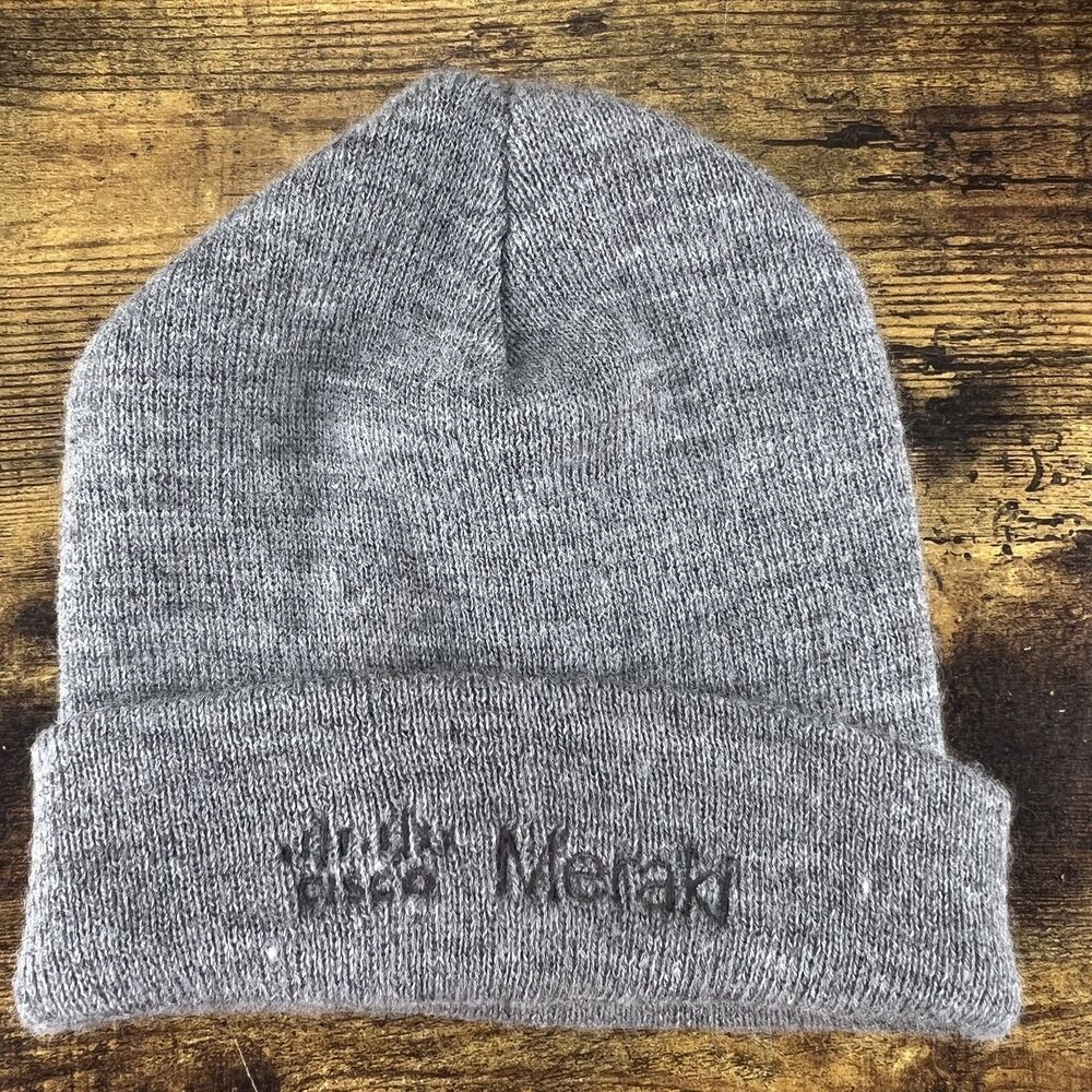 Cisco Communications Meraki Cap America Beanie Hat Made in USA